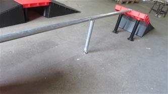 MCU-Sport Skeittiramppi + Grind Rail setti 425 x 48 x 41,6 cm-8