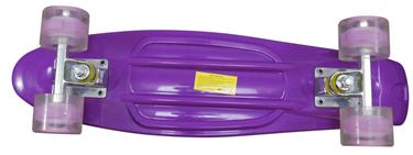   MCU-Sport Violetti LED-valo rullalauta + ABEC7-2
