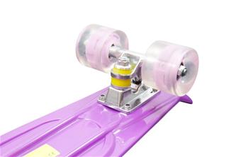   MCU-Sport Violetti LED-valo rullalauta + ABEC7-5
