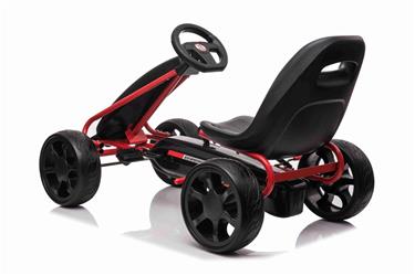 MegaLeg Champion 28 AIR Pedal Go-kart ilmakumirenkailla, musta-4