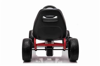 MegaLeg Champion 28 AIR Pedal Go-kart ilmakumirenkailla, musta-5