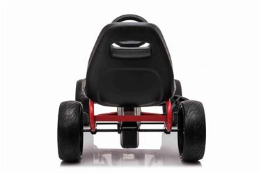 MegaLeg Champion 28 AIR Pedal Go-kart ilmakumirenkailla, musta-5