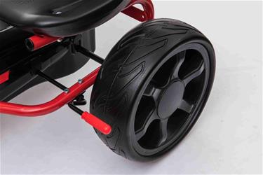 MegaLeg Champion 28 AIR Pedal Go-kart ilmakumirenkailla, musta-8