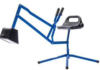 MegaLeg Metalinen kaivinkone HQ lapsille, sininen