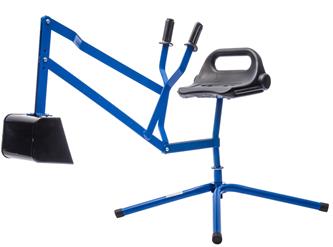 MegaLeg Metalinen kaivinkone HQ lapsille, sininen-7