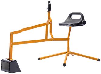 MegaLeg Metallinen kaivinkone HQ lapsille, Oranssi-2