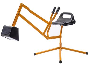 MegaLeg Metallinen kaivinkone HQ lapsille, Oranssi-6