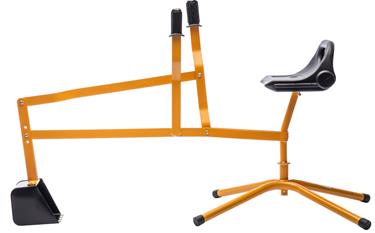 MegaLeg Metallinen kaivinkone HQ lapsille, Oranssi-7