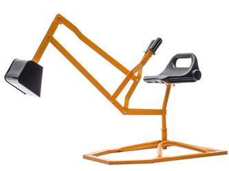 MegaLeg Metallinen kaivinkone HQ2 lapsille, keltainen-3