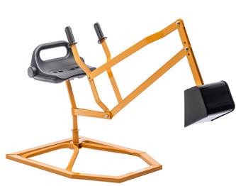 MegaLeg Metallinen kaivinkone HQ2 lapsille, keltainen-6