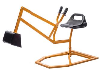 MegaLeg Metallinen kaivinkone HQ2 lapsille, keltainen-7