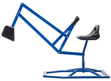 MegaLeg Metallinen kaivinkone HQ2 lapsille, sininen-3