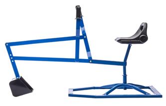 MegaLeg Metallinen kaivinkone HQ2 lapsille, sininen-4