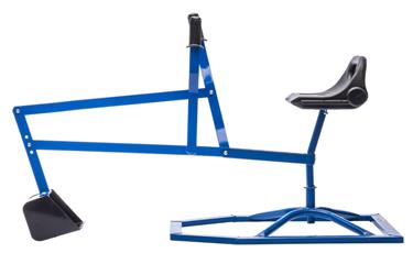 MegaLeg Metallinen kaivinkone HQ2 lapsille, sininen-4