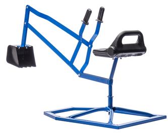 MegaLeg Metallinen kaivinkone HQ2 lapsille, sininen-5