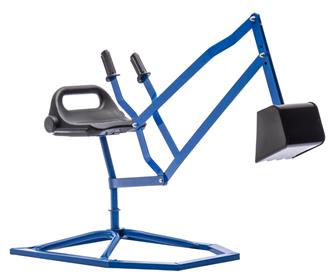 MegaLeg Metallinen kaivinkone HQ2 lapsille, sininen-6