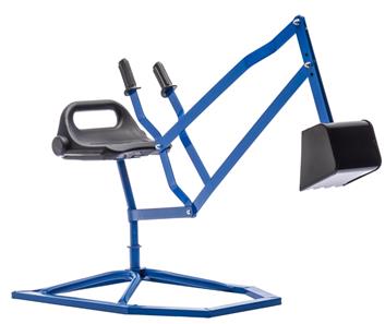 MegaLeg Metallinen kaivinkone HQ2 lapsille, sininen-6