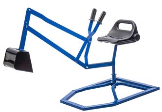 MegaLeg Metallinen kaivinkone HQ2 lapsille, sininen-7