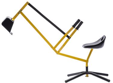 MegaLeg metallinen kaivinkone lapsille 115 x 85 cm-4