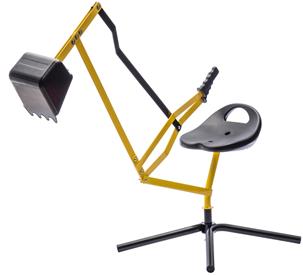 MegaLeg metallinen kaivinkone lapsille 115 x 85 cm-6