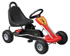 MegaLeg Pedal GoKart lapsille 3-5 vuotta, punainen