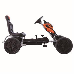 MegaLeg Pedal Gokart lapsille 4-8 vuotta, oranssi-3