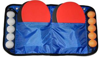 MegaLeg perhepöytätennis-setti, 4 mailaa ja 10 palloa-2