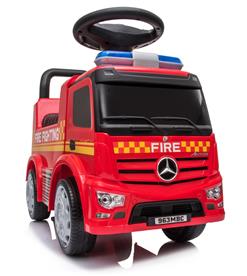 Mercedes Antos paloauto Potkuauto nahkaistuimella / ääni / valo-7