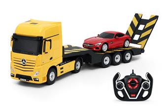 Mercedes-Benz Actros RC-kuorma-auto + Mercedes AMG GT auto 2.4G