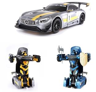 Mercedes-Benz AMG GT-3 Transform robottiauto 2.4G 1:14-2