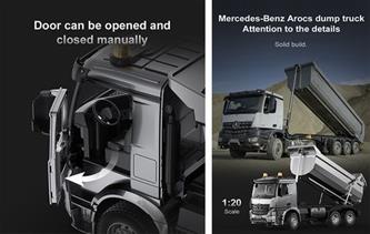 Mercedes-benz Arocs Kauko-ohjattava kuorma-auto 1:20-2