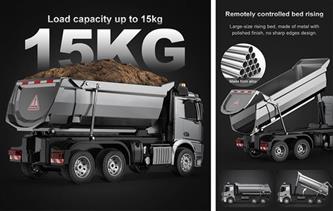 Mercedes-benz Arocs Kauko-ohjattava kuorma-auto 1:20-6