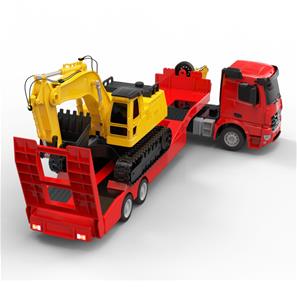 Mercedes-Benz Arocs kauko-ohjattava kuorma-auto ja kaivinkone 1:26-2