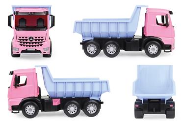 Mercedes-Benz Arocs -kippiauto, vaaleanpunainen/sininen, 67 cm-4
