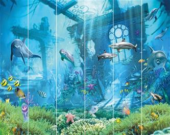 Meriseikkailu tapetti 243 x 305 cm-2