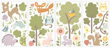 Metsän eläimet Seinätarrat-2