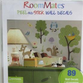 Metsän eläimet Seinätarrat-4