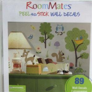 Metsän eläimet Seinätarrat-4