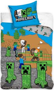 Minecraft Creeper Enderman Gamer Vuodevaatteet - 100 prosenttia puuvillaa