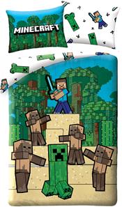 Minecraft vuodevaatteet 140 x 200 cm - 100 prosenttia puuvillaa