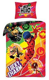 Miraculous Ladybug ''Lucky Charm'' vuodevaatteet sis. reppu, 100 puuvillaa.-2