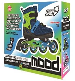 MOOD Siniset inline-Rullaluistimet -2
