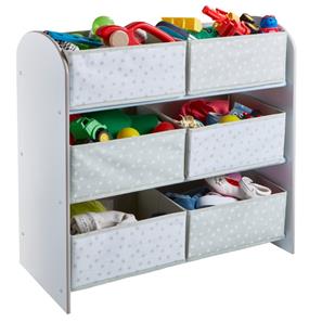 Moose Toys Valkoinen lasten puinen kirjahylly-2