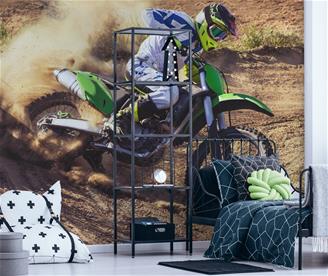 Motocross tapetti 243 x 203 cm