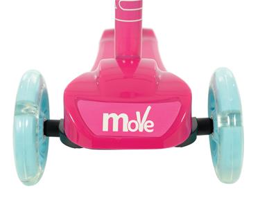 Move Mini GO! LED-potkulauta, vaaleanpunainen-10
