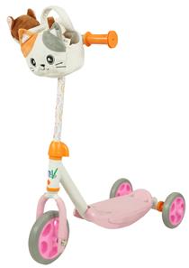MoVe Pets2Go! 3-pyöräinen potkulauta, pehmokissa ja laukku