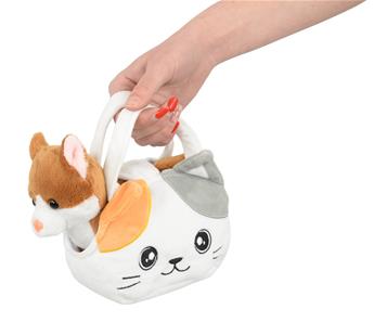 MoVe Pets2Go! 3-pyöräinen potkulauta, pehmokissa ja laukku-7