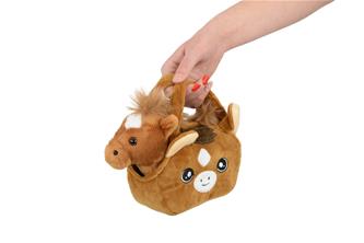 MoVe Pets2Go! 3-pyöräinen potkulauta, pehmoponi ja laukku-7