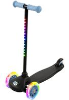 MoVe Tilt & Glo 3-pyöräinen potkulauta LED-valoilla, sininen