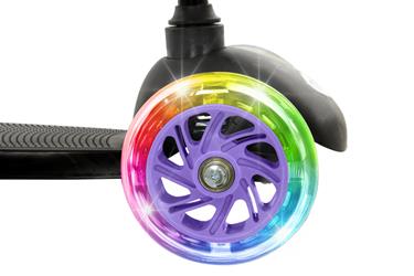 MoVe Tilt & Glo 3-pyöräinen potkulauta LED-valoilla, Violetti-2